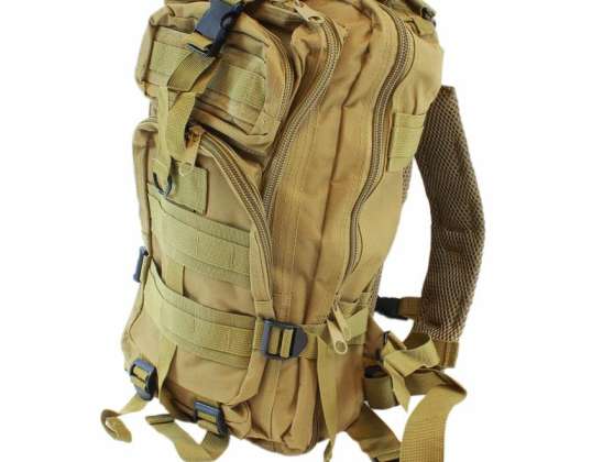 BQ43C KHAKI TACTICAL BACKPACK