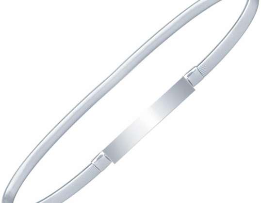 BQ53B ELASTISCHES ARMBAND 70CM SILBER