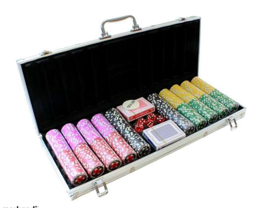 CA10A 500 EURO CHIP POKER SET