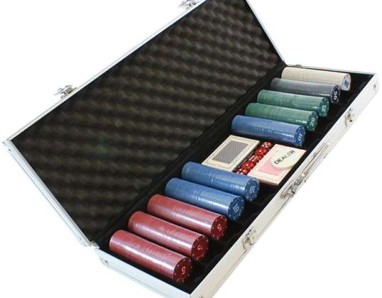 CA10C 500 CHIP POKER SET