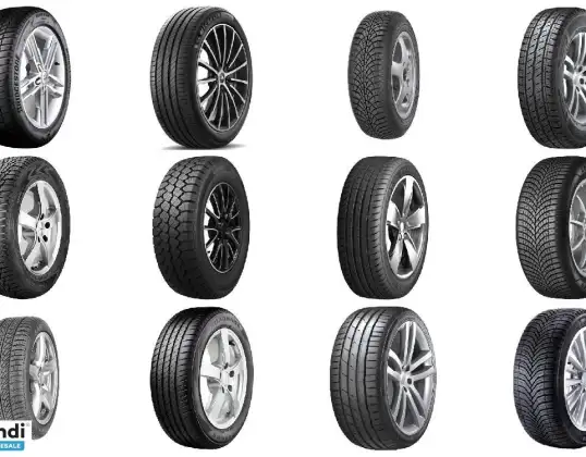 Lot de 57 unités de pneus auto   Neuf avec emballage d&#039;origine