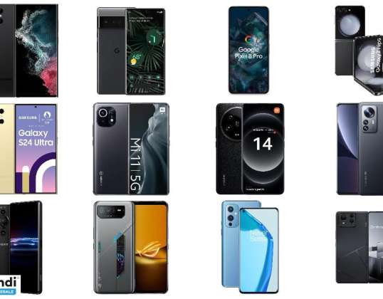 Lot de 134 unités de Smartphone   Non fonctionnel