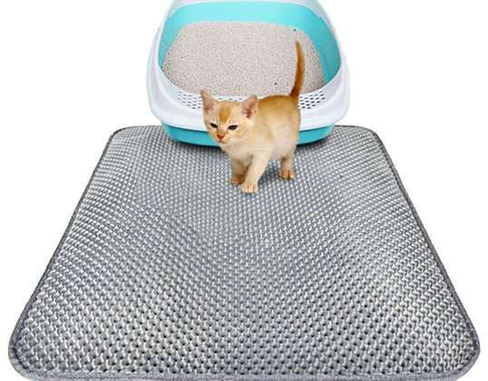 DA291A KATTENBAK MAT 40X50 GRIJS