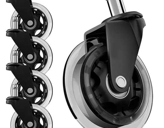 DA77 RUEDAS DE GOMA PARA SILLAS 5PCS
