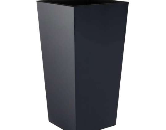 Planter with Insert Urbi Square DURS140 Anthracite