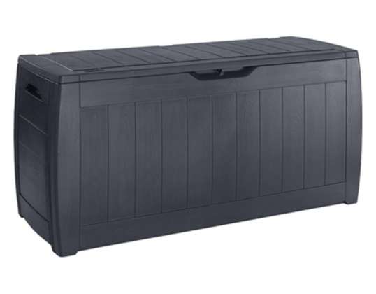 Hollywood garden storage box 270L graphite