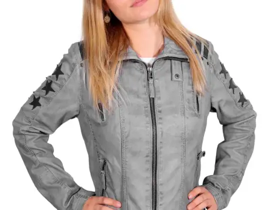 KangaROOS Damen Lederjacke aus echtem Leder • ehemalige UVP: 199,99 €