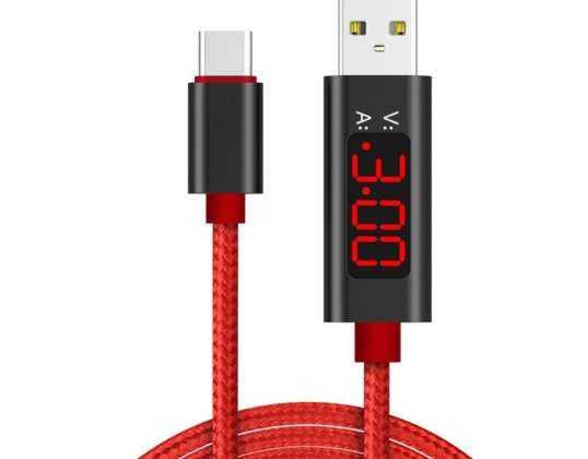 KK21R KABEL 1M TYP-C LED VOLT-AMPER