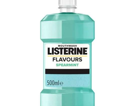 Listerīns mutes skalošanas līdzeklis 500 ml Lietdeva | Svaiga elpa un dziļa tīrīšana | Vairumtirgotājs