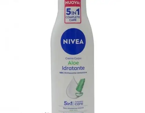 Tělové mléko Nivea 250 ml. Hydratační s aloe vera 5v1.