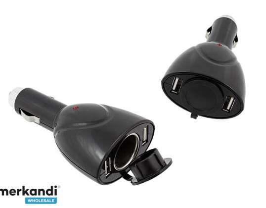 PLP35A CARGADOR DE COCHE 2xUSB 5V