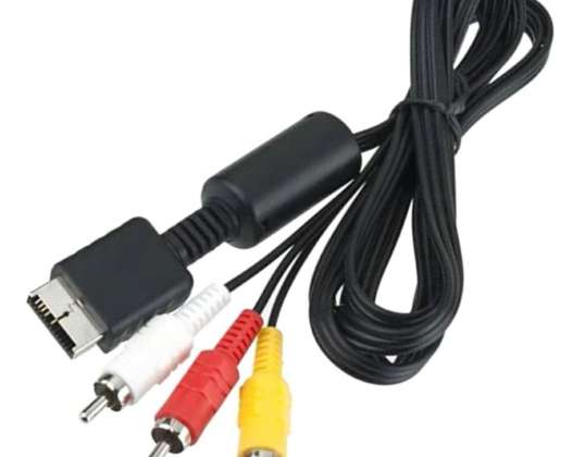 PSP28 AV-KABEL 3x CHINCH FÜR PS2 PS3