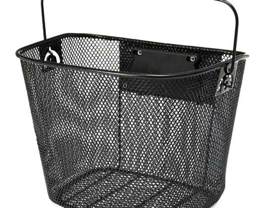 RW15A METALEN FIETSMAND ZWART