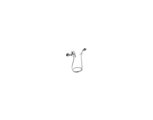 Rosberg water mixer with shower R57100AZ2F, horizontal with cover from chrome