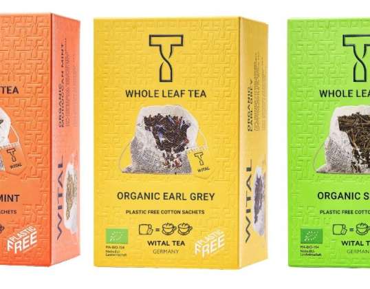 Organic Black Tea, Herbal Tea, Fruit Tea, Green Tea