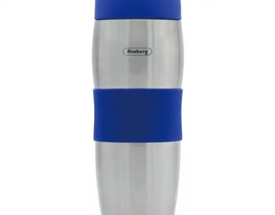Rosberg R52011C, Matraz de vacío de acero inoxidable, 0.380l., Azul