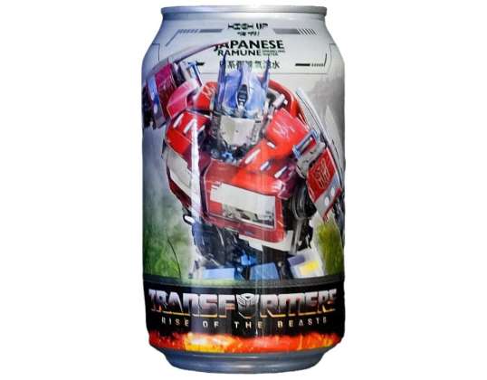 High Up Japanese Ramune Transformers BumbleBee Sparkling Water Grape 330ml