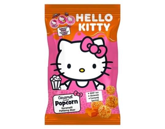 Hello Kitty Caramel Popcorn 50g