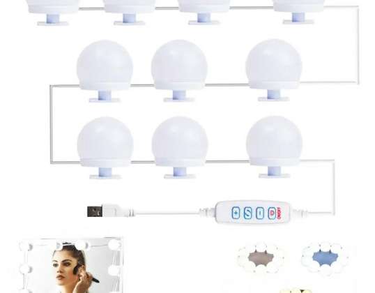 ZD109 LED ОГЛЕДАЛО СВЕТЛИНИ 10PCS