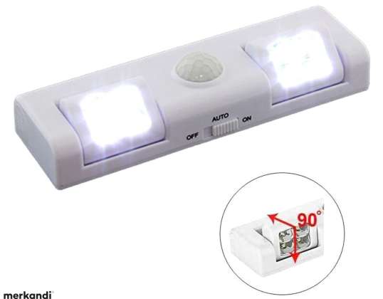 ZD26A LAMP 8 LED MOTION SENSOR WHITE