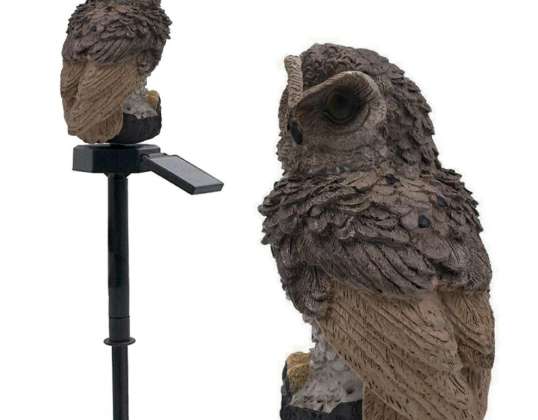 ZD50I SOLAR LED LAMP OWL BROWN