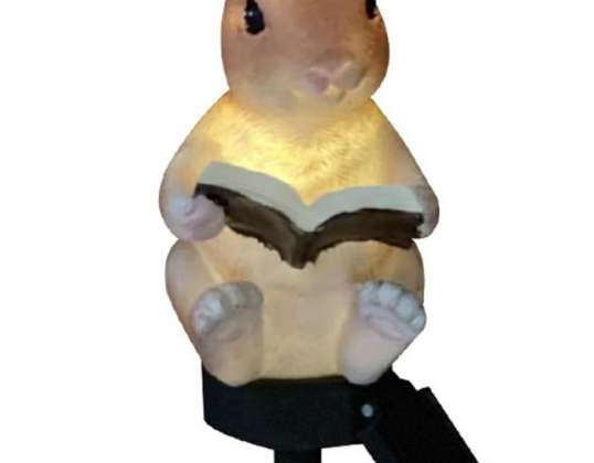 ZD50R SOLAR LED RABBIT LAMP WITH BOOK