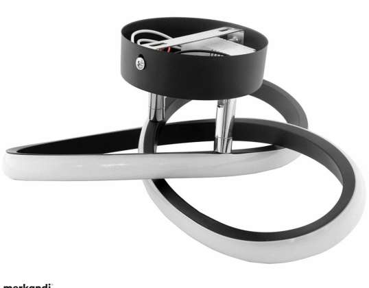 ZD77B LED CEILING LAMP MODERN 24W BLACK