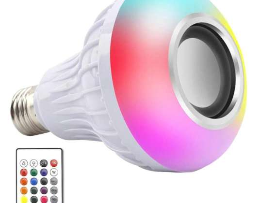 ZD7G BAREVNÁ LED ŽÁROVKA RGB BT REPRODUKTOR