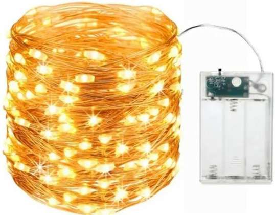 ZD86 100 LED LAMPS WITH BATTERIES