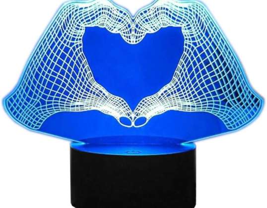 ZD98C PONTEIROS DA LUZ NOTURNA LED 3D