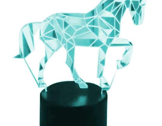 ZD98G UNICÓRNIO 3D LED LUZ NOTURNA