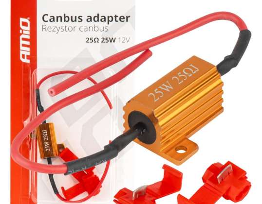 Canbus motstandsmotstand for 25 LED-pærer? 25W Amio 04093