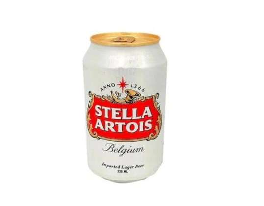 Stella Artois skardinės 33cl 5°