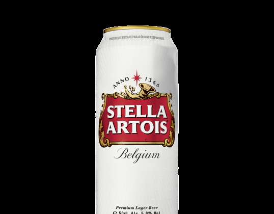 Stella Artois skardinės 50cl 5°