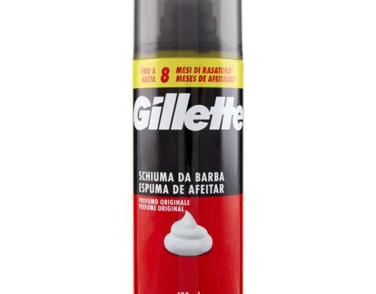 Gillette Rasierschaum Normale Haut 400 ml – Klassisch und weich