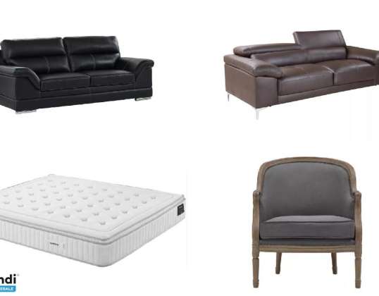 Lot de 29 unités de Mobilier   retours clients fonctionnels