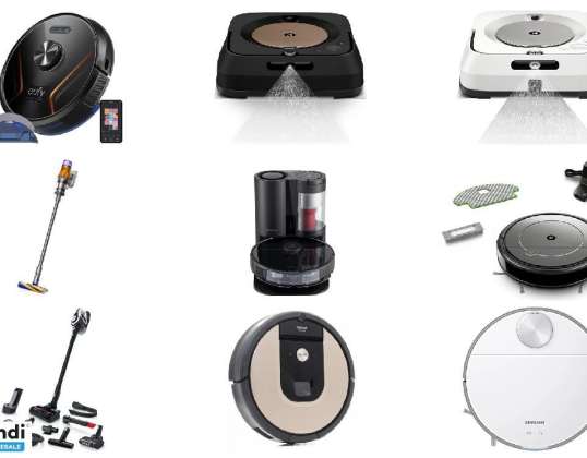 Lot de 205 unités de Robot nettoyeur intelligent   Occasion fonctio...