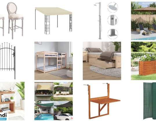 Lot de 622 unités Mobilier et autres   Non testé