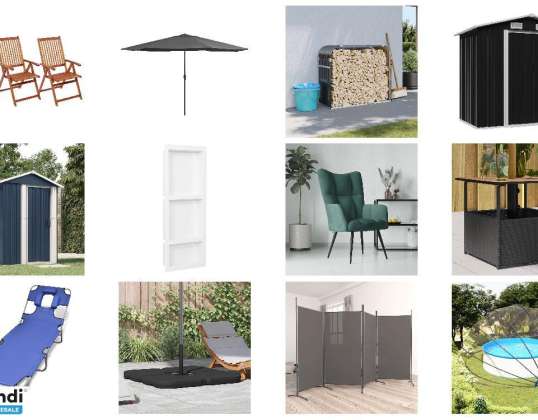 Lots de 558 unités Mobilier et Autres   Non testé