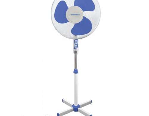 EHF001WB Esperanza álló ventilátor 16'' hurrikán fehér-kék
