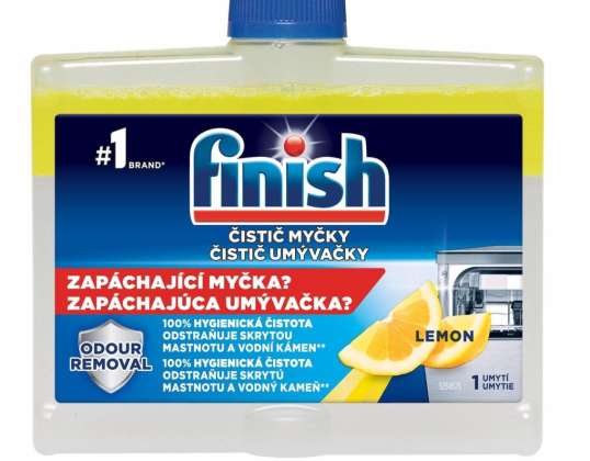 FINISH PŁYN DO CZYSZCZENIA ZMYWARKI 250ml REGULAR, LEMON