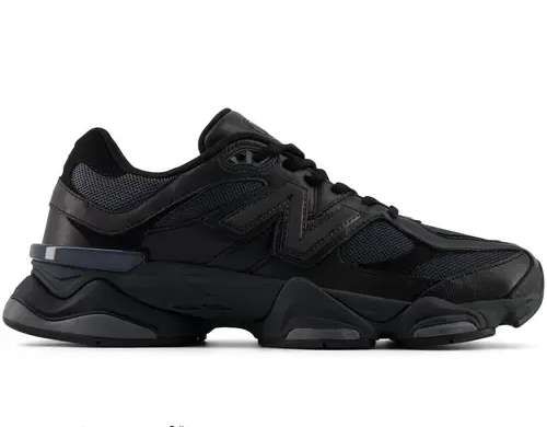 Buty męskie New Balance 9060 kolor: Triple Black Leather- U9060NRI