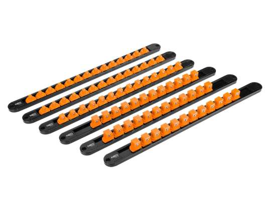 Soportes de enchufe de 1/4&quot;. 3/8&quot;. Juego de 6 piezas de 1/2&quot;