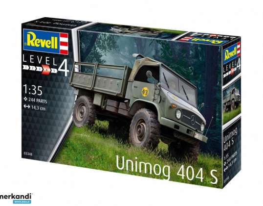 Modelo de plástico unimog 404 s 1/35