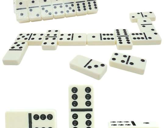 Classic Domino Game Traditional Sixes Case 28 Jewels
