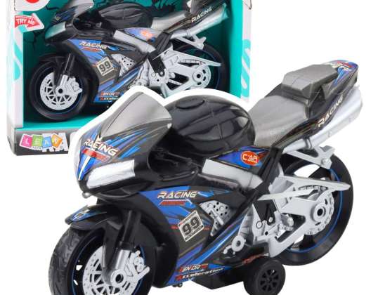 NEL 23132 Racing Bike Racer meghajtó lámpák hangok fekete/kék