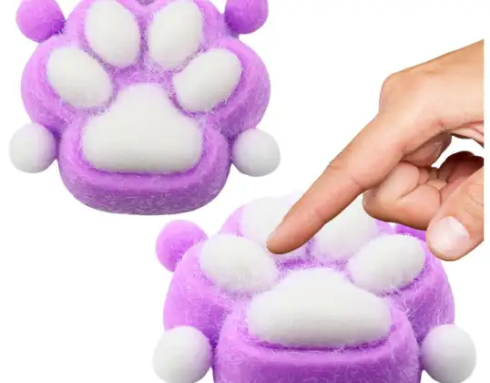 Squishy Kedi Pençesi Anti-Stres Oyuncak Duyusal Squishy Ceket Mor