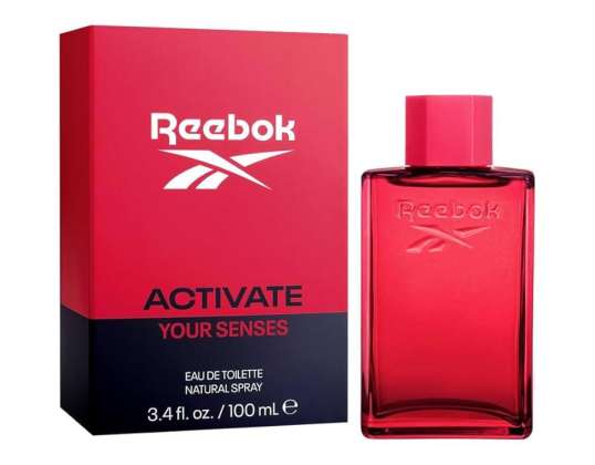 Reebok Activate Your Senses Woda toaletowa 100 ml Mężczyźni | Energia i świeżość | Hurtownik + Darmowy Tester