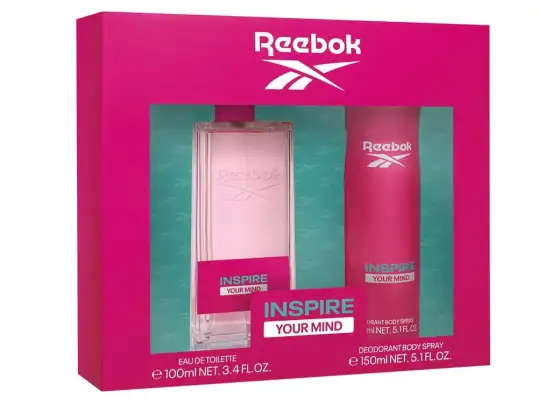 Pakiet damski Reebok Inspire Your Mind | Żel 250 ml + Woda toaletowa 50 ml | Hurtownik
