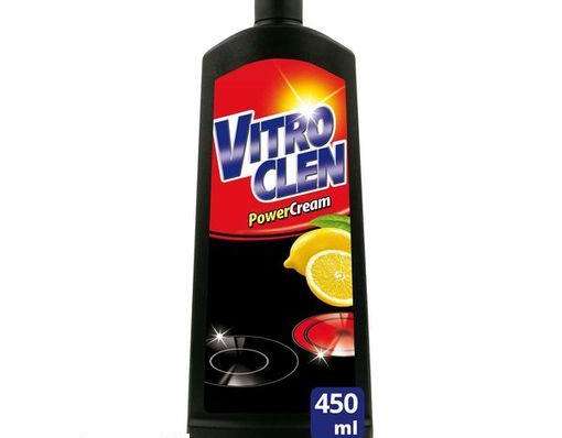 Vitroclen 5 i 1 citron 450 ml | Rengöring och glans för keramiska hällar | Grosshandel